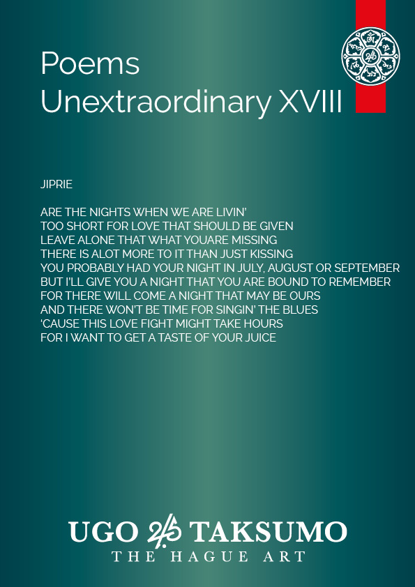 Poems Unextra- ordinary XVIII